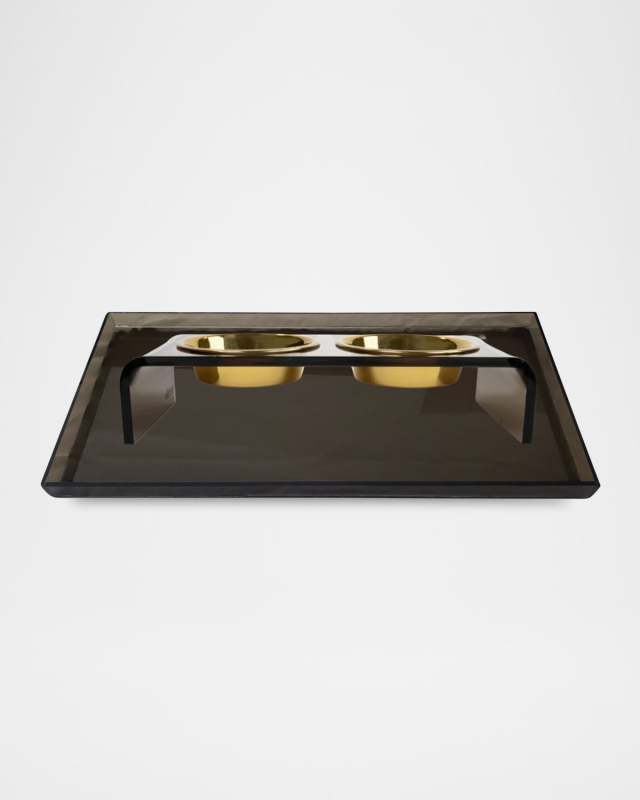 Bronze Overflow Feeder Tray, Extra Large